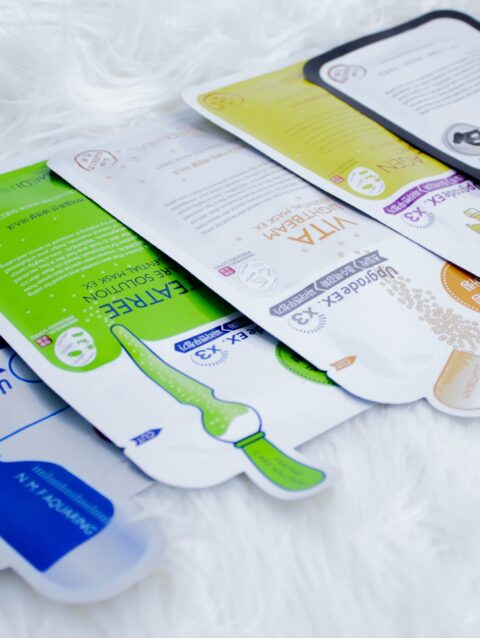 Mascarillas faciales (Teatree,Vita,Collagen,N.M.F,W.H.P) $15 c/u