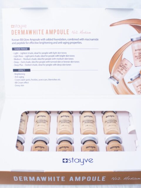 Pigmentos Derma White Ampoule BB GLOW