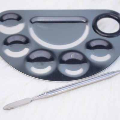 Paleta metálica para mezclar