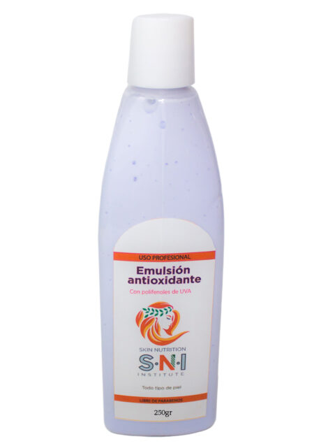 Emulsión antioxidante con polifenoles de uva