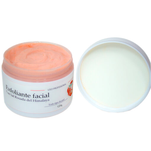 Exfoliante facial con sal rosada del Himalaya - Imagen 2