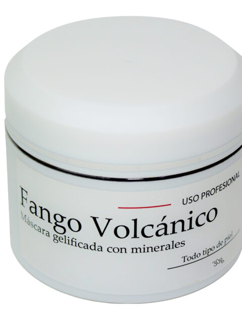 Fango volcánico máscara gelificada con minerales