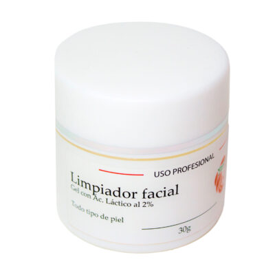 Limpiador facial en gel con ácido láctico al 2%