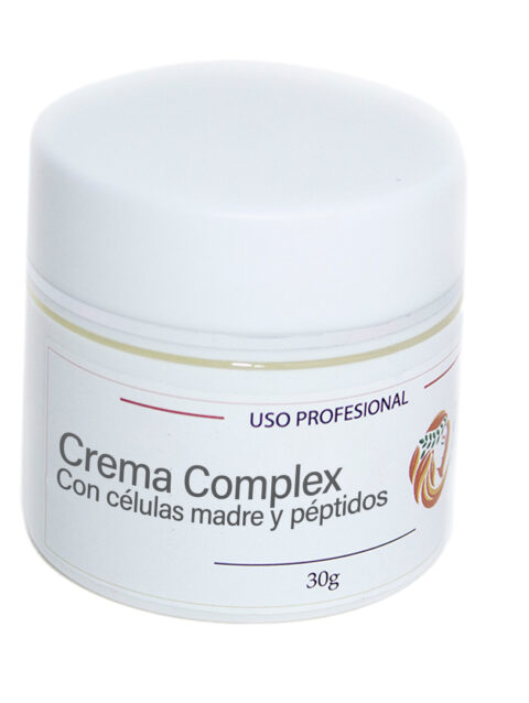 Crema complex con células madre y peptidos