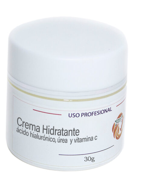 Crema hidratante con ácido hialurónico, úrea y vitamina C