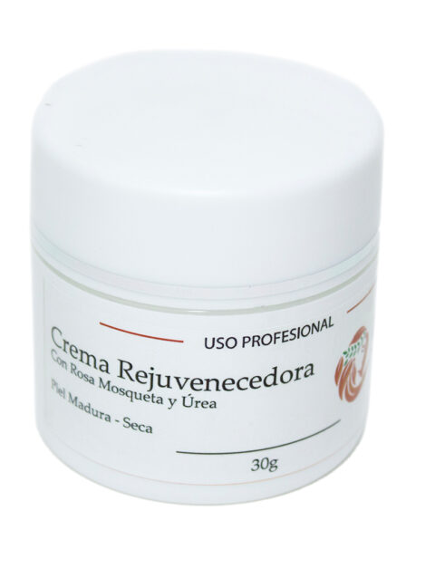 Crema rejuvenecedora con rosa mosqueta y úrea