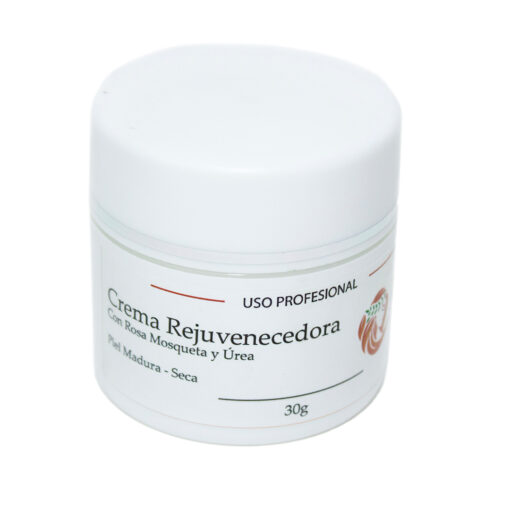 Crema rejuvenecedora con rosa mosqueta y úrea