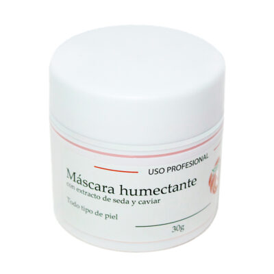Máscara humectante con extracto de seda y caviar