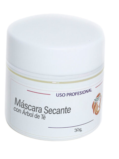 Máscara secante con árbol de té