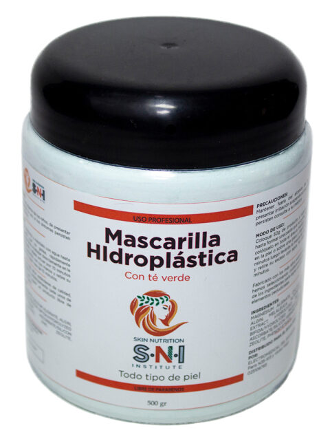 Mascarilla hidroplástica con té verde