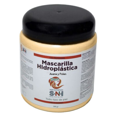 Mascarilla hidroplástica de avena y polen