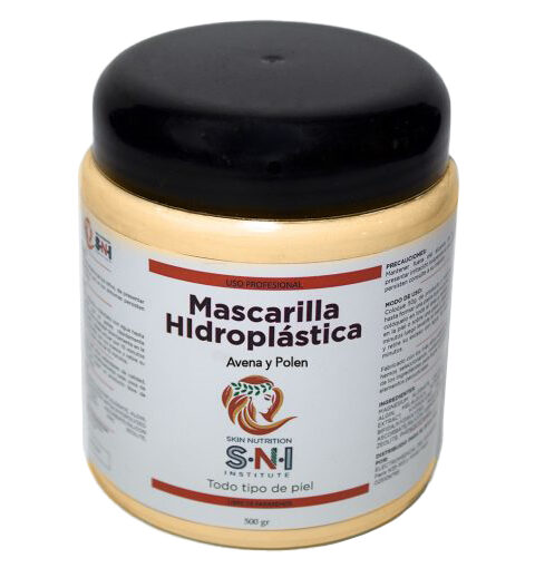 Mascarilla hidroplástica de avena y polen