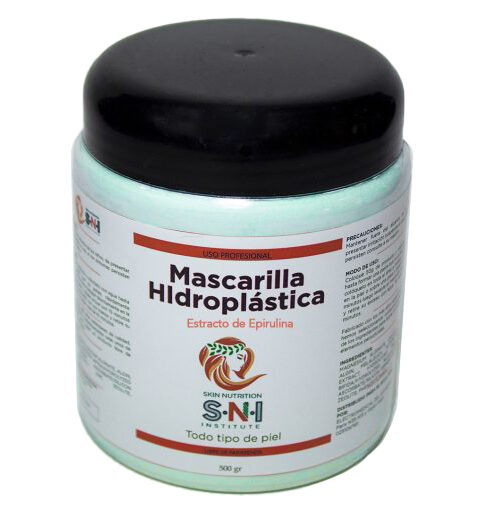 Mascarilla hidroplástica con estracto de espirulina
