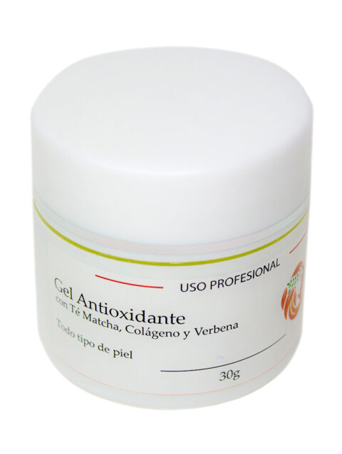 Gel antioxidante con té matcha, colágeno y verbena