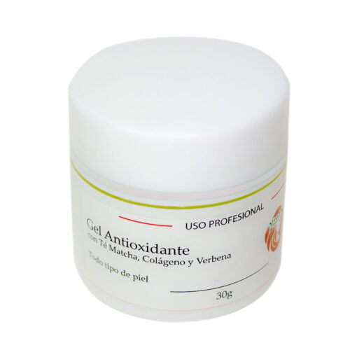 Gel antioxidante con té matcha, colágeno y verbena