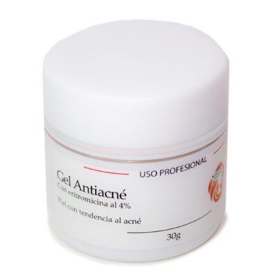 Gel antiacné con eritromicina al 4%