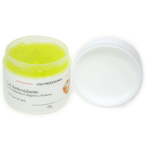 Gel antioxidante con té matcha, colágeno y verbena - Imagen 2