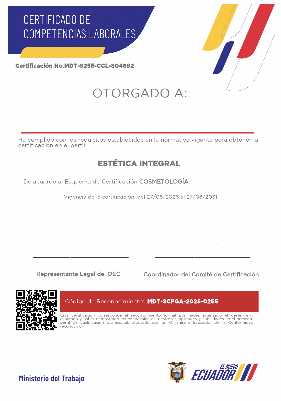 certificado competencia laboral